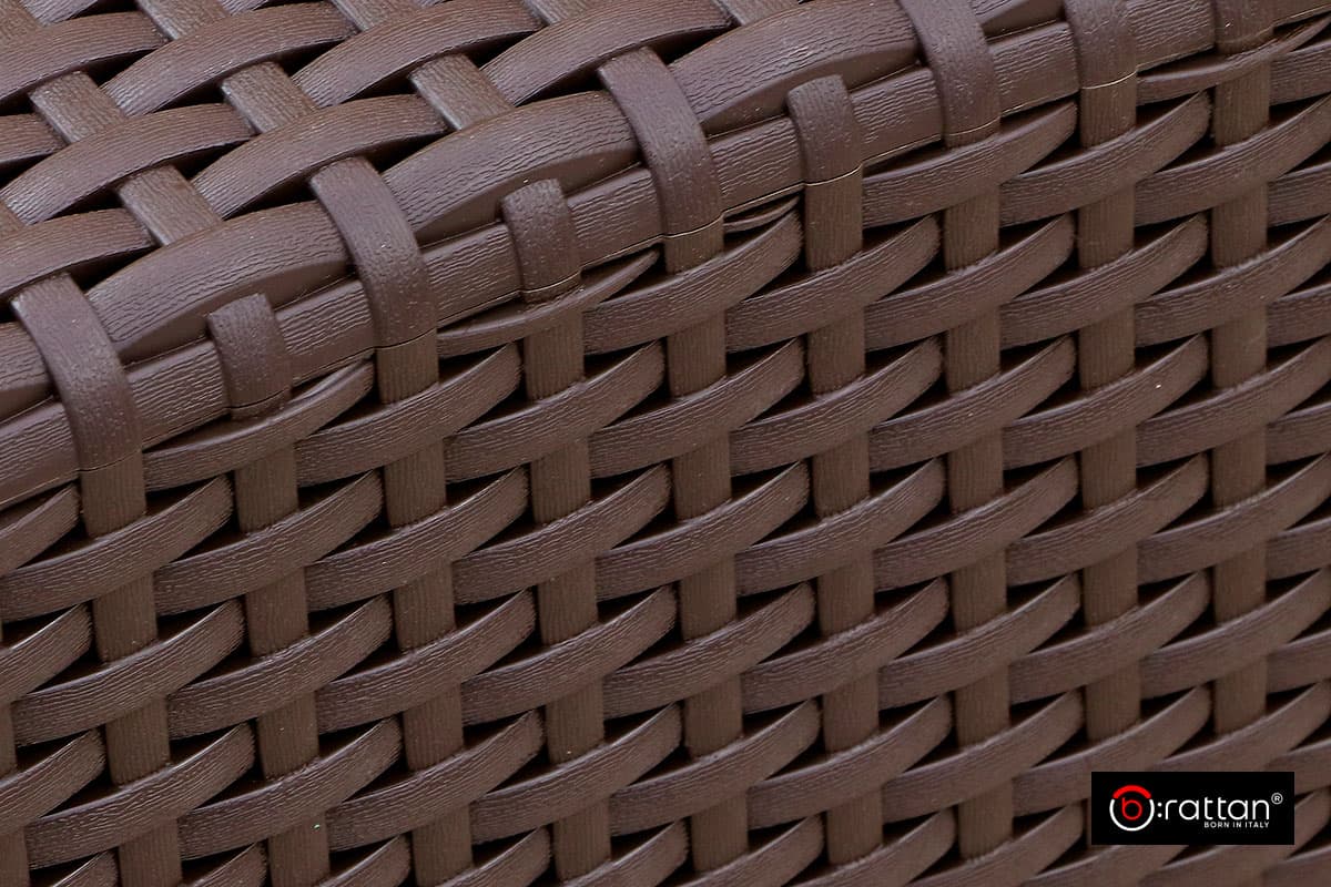 Комплект мебели RATTAN Premium 5 венге оранжевые подушки