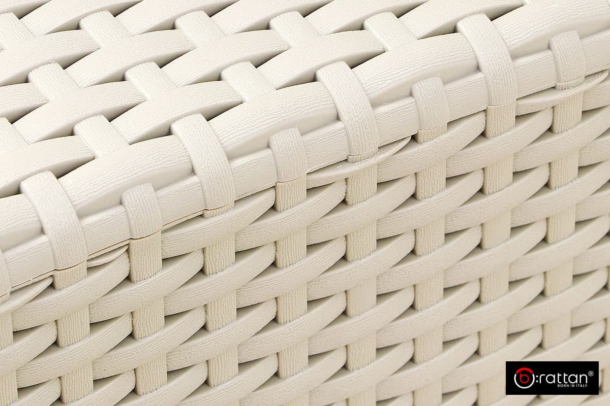 Комплект мебели RATTAN Premium 5 серый синие подушки