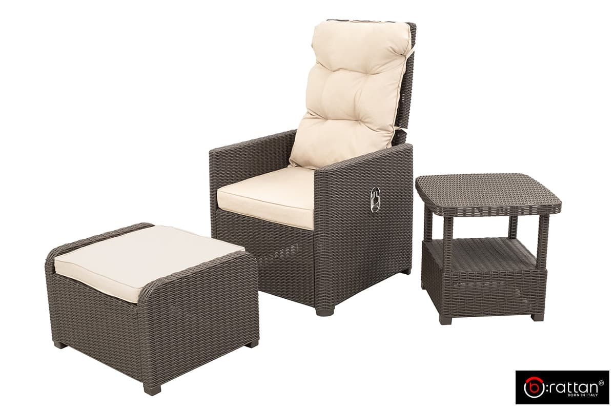 Комплект уличной мебели MANCHESTER OTTO SET 2 венге