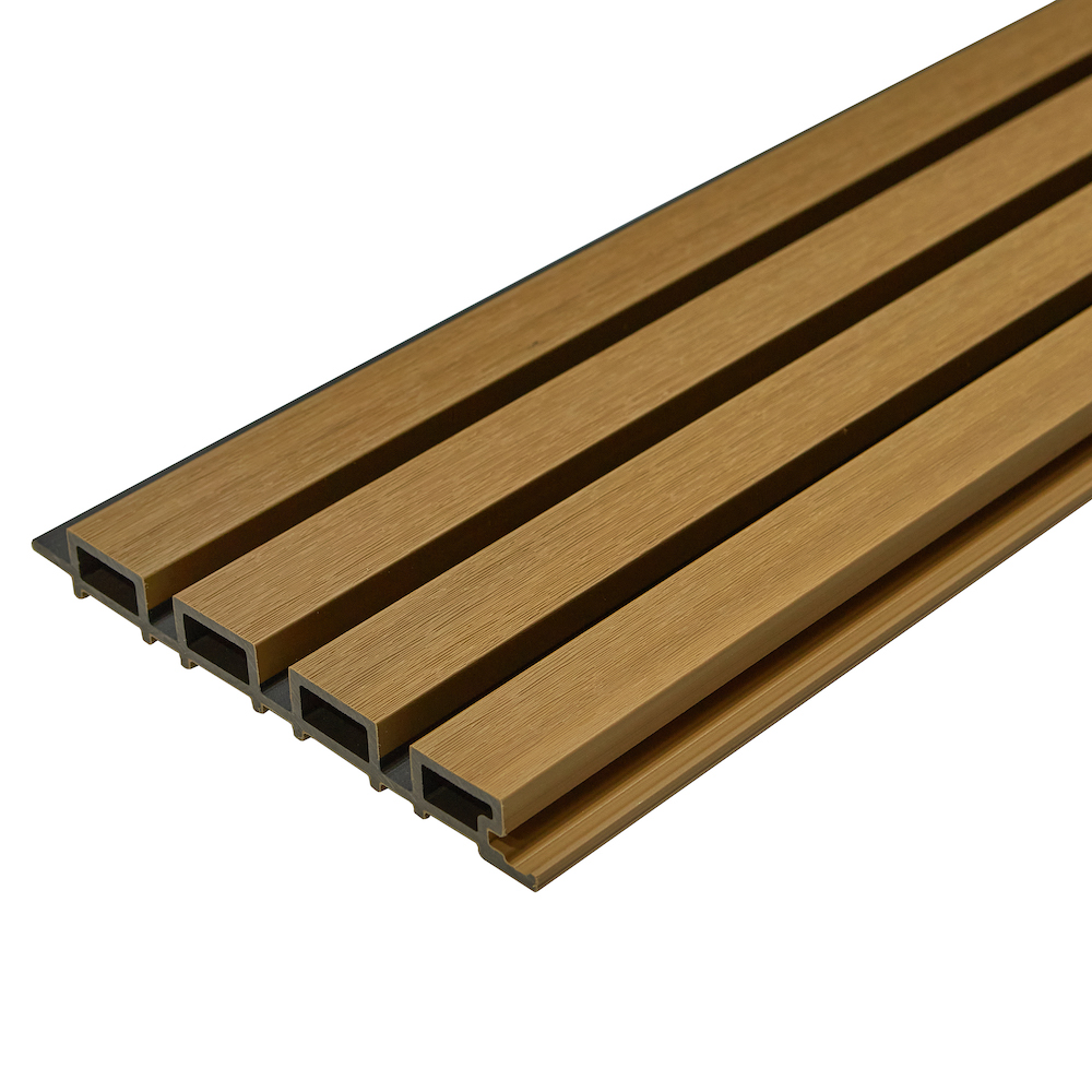 Фасадная (стеновая) реечная панель из дпк CM Wall DUAL, 26x219х3000-4000 мм, CAMEL (КЭМЭЛ)