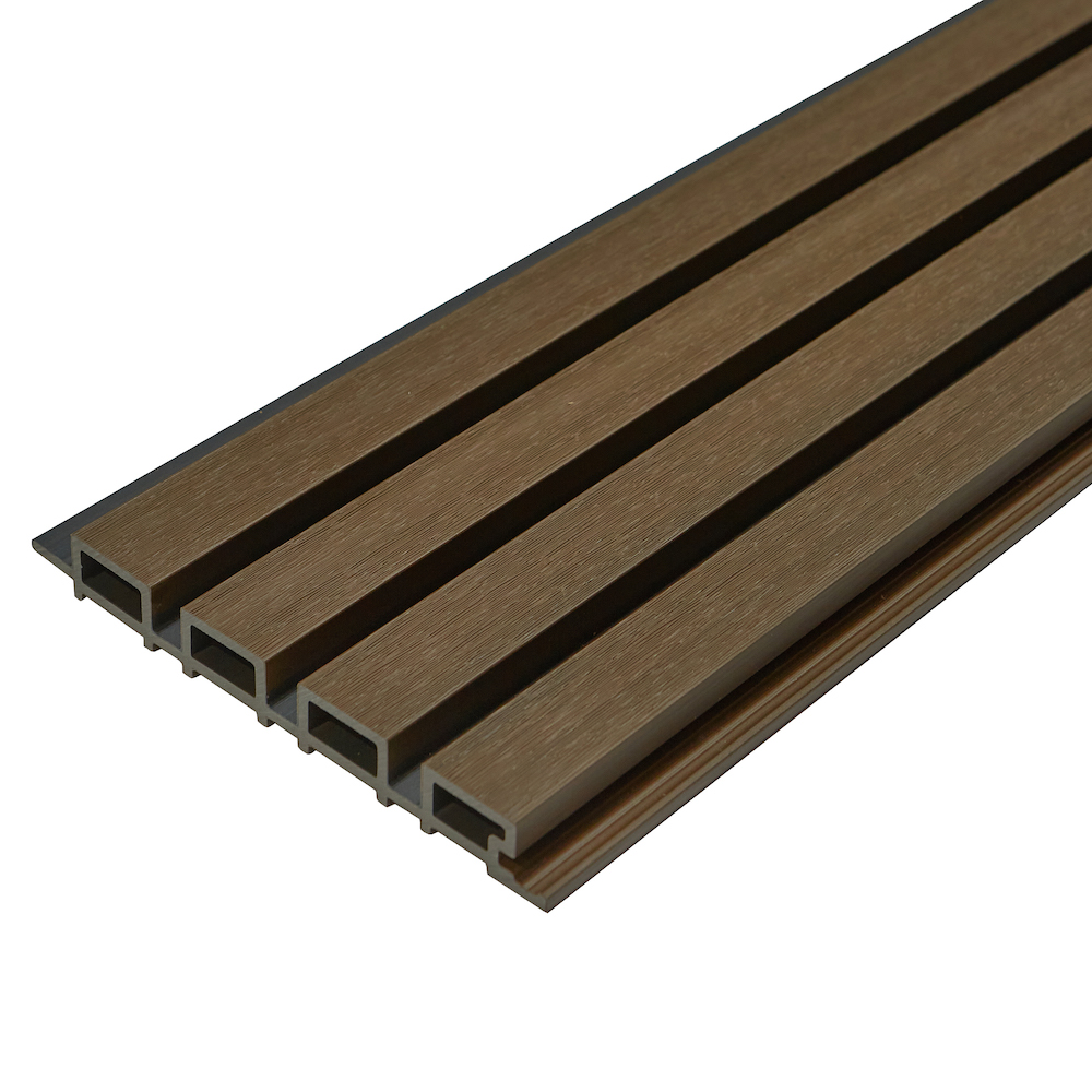 Фасадная (стеновая) реечная панель из дпк CM Wall DUAL, 26x219х3000-4000 мм, MACADAMIA (Макадамия)