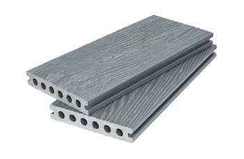 Террасная доска DeckLine Premium 3D-тиснение/двухсторонняя (Серебро)