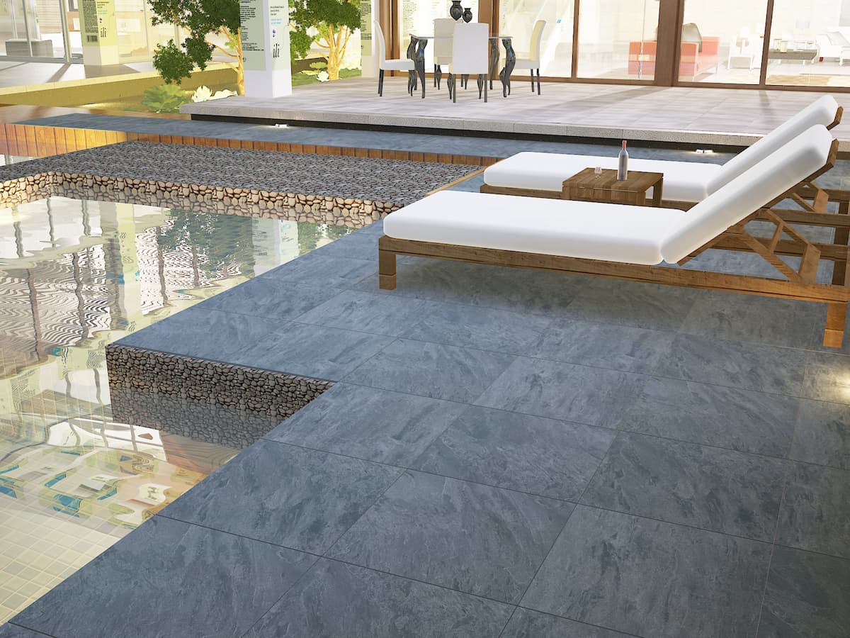 Керамогранит Ocean Ceramic Iran Belstone Antracite 59.7х119.7 20 мм