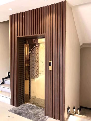 Фасадная (стеновая) реечная панель CM WALL, 219х26х3000 мм, Walnut (Орех)