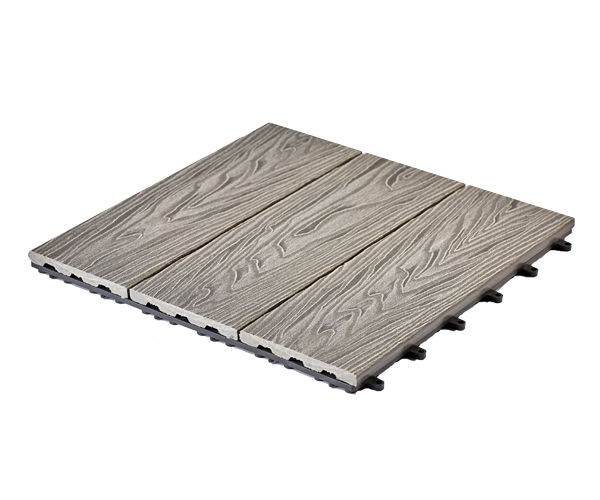 Садовый паркет Dortmax FOLK 3D Серый